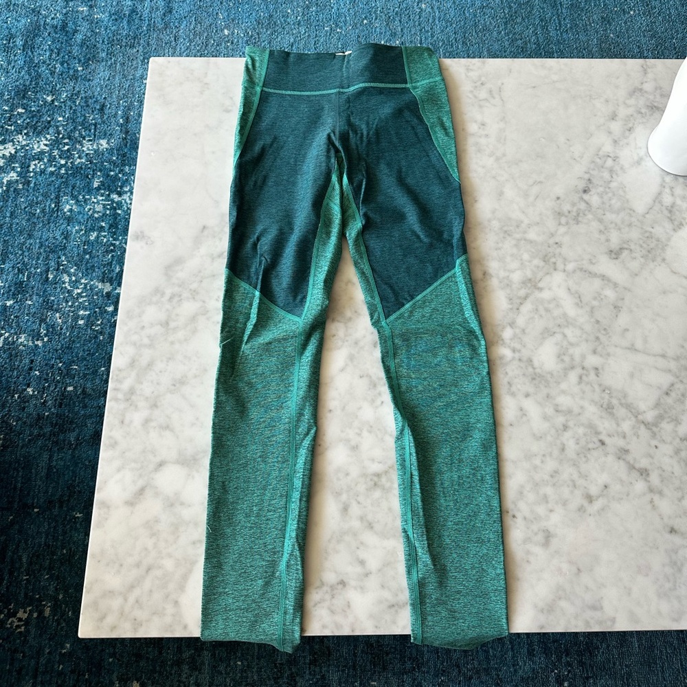 Outdoor Voices Teal & Blue Leggings